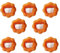 Taicols 8 Pieces Pet Hair Remover Washing Machine, Lint Balls Washing Machine, Hair Remover Pet Hair, Reusable Lint Paw for Washing Machine, Hair Catcher for Tumble Dryer and Washing Machine