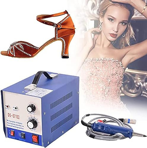 伟 祥 Hotfix Applicator Tools, Hot Fixed Applicator Rhinestones Kit, 80pcs/Min Pearl Beads Setting Machine, Gem Picker, Hot Fixed Wand Kit for DIY Clothes Shoes-110V