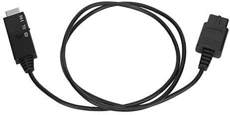 N64 to HD Converter Cable for SNES SFC Game Console, Plug and Play with HD Picture, Material for Portable Gaming
