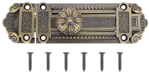 Serrure De Fenêtre En Alliage De Zinc - Loquet Coulissant Rétro Pour Porte, Sécurité Vintage, Facile À Installer, 15,5X4,2X4,0 Cm