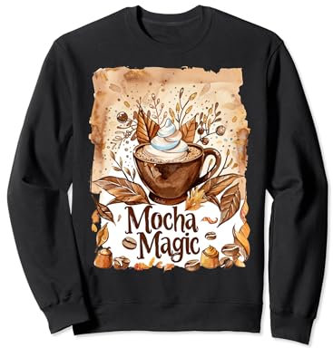 Tazza da caffè in stile vintage con effetto moka Felpa