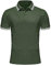 Djtnzdm Polo Hombre Manga Corta Transpirable Algodó Poliéster Piqué Ocio Básico Verano Polo Regular Fit Secado Rápido Deportiva Golf Tenis Polo XXL Verde
