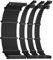 Okinos 16AWG PSU Cable Extension, Soft Braided Cable Extension PC, 1x24Pin ATX / 1x8Pin(4+4) EPS / 2x8Pin(6+2) PCI-e PSU Extension Cable Kit, 30cm with Combs, Black