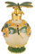 siduytin Dragonfly Perfume Bottle Refillable Wide Application Sturdy And Durable Dragonfly Decorative Glass Perfume Bottle, green