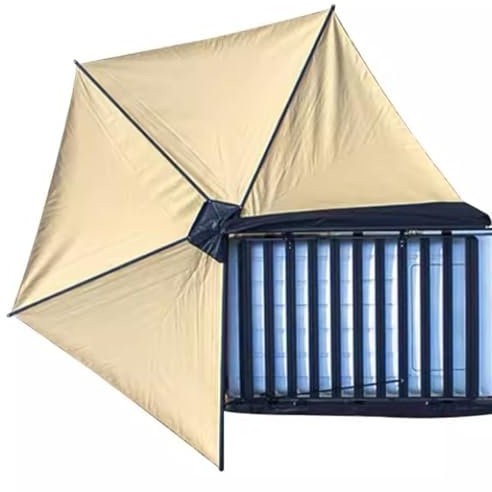 270 Awning, Car Tent, Side Awning, Outdoor Awning, Camping Canopy, Car Awning, Portable Awning, for Truck, Van, Campers(Yellow,78.7in/200cm)