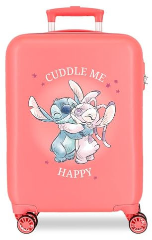 Disney Joumma Stitch Cuddle me Valigia per bambini Rosa 45 x 31 x 20 cm Rigido 1,8 kg ABS 1,8 kg 27,9 L Bagaglio a mano, Rosa, Taglia unica, Valigia cabina