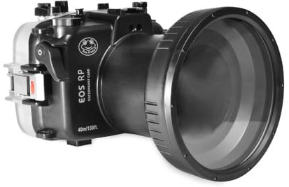 Sea frogs Custodia per fotocamera subacquea compatibile con Canon EOS RP per EF 16-35 mm 1:4 L è USM 40 m/132ft Profondità massima di immersione Custodia impermeabile per fotocamera per immersioni,