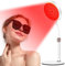 Trayvespace Rotlichtlampe, 100LED Rotlichtlampe Gesicht Einstellbarer Winkel, Rotlicht Lampe, Rotlichtlampe mit Sockel, Red Lights für den Heimgebrauch (660nm & 850nm & 940nm)