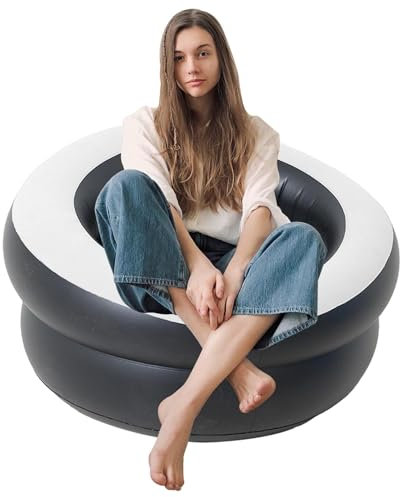 Aufblasbarer Stuhl, aufblasbares Sofa - Aufblasbarer Sofasitz, zusammenklappbares Lazy Sofa,Aufblasbares Sofa für den Innenbereich, aufblasbare Luftsofas für Camping, Strand