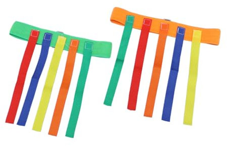 NAMOARLY 2sätze Teiliges Outdoor Spielzeug Pulsgürtel Reißfestes Baumwollmaterial Fördert Hand-Auge-koordination Und Teamwork Geeignet Für Kindergarten Junge Mädchen Beim Bewegungsspiel Und