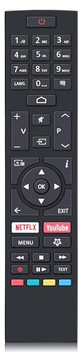 MYHGRC Universal Remote Control for Toshiba Hitachi Polaroid TV Android Smart TV -No setup required