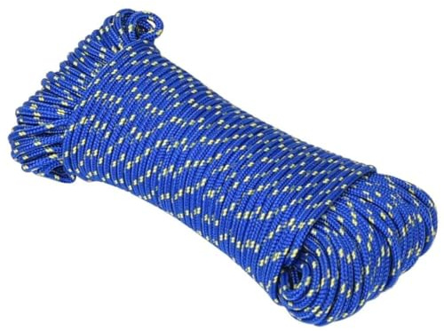 Gecheer Bootsseil Polypropylen Ankerleine Festmacher Tauwerk Blau 4 mm 250 m Polypropylen