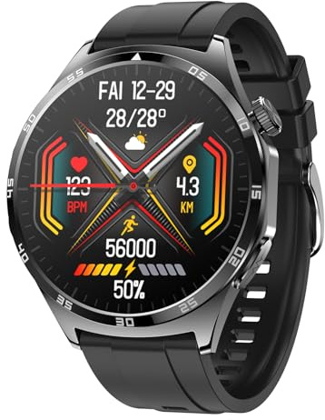 MT300 Smart Watch 1.4 Fitness con &, 50+ modalità sportive, chiamate BT, compatibile con Android iOS