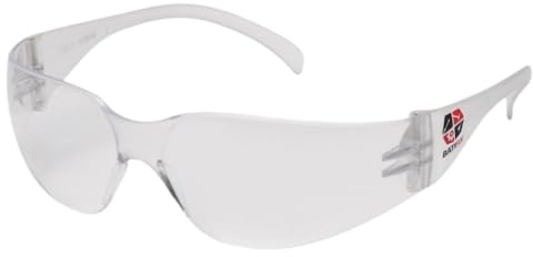 BATIFIX Schutzbrille Basic aus Polycarbonat EN166, UV-400 | klare Sicherheitsbrille kratzfest & schlagfest mit Anti-Fog, Anti-Scratch Arbeitsbrille für Industrie, Labor & Handwerk
