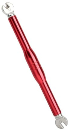 Helilyco Speichenschlüssel für Fahrradreparatur, 3,5/3,7 mm Anziehen mit Stahl- und Aluminiumlegierung, Grün