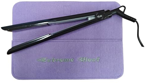 Extreme Heat Protection Safety Mat with Storage Pouch for GHD Hair Straighteners and Tongs etc (Purple)