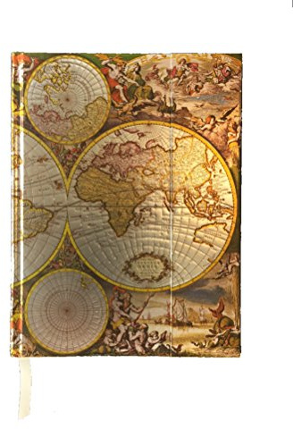 Crispe Notizbuch Globe 13,5 x 18 cm - mit magnetischem Verschluss - liniert