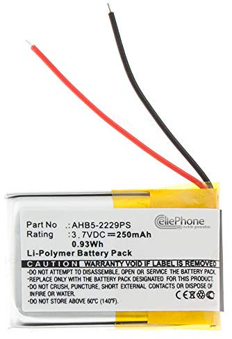 cellePhone Akku Li-Polymer kompatibel mit Jabra Pro 900 920 923 930 935 (Ersatz für AHB5-2229PS)