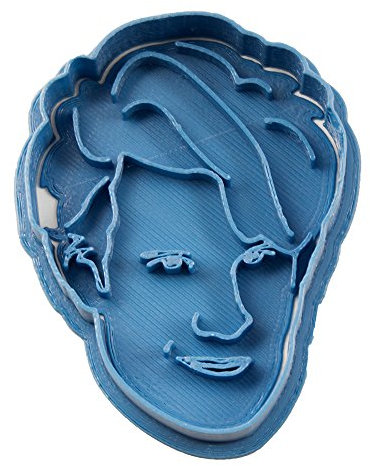 Cuticuter Doctor Who Matt Smith Keksausstecher, Kunststoff, blau, 8x7x1.5 cm