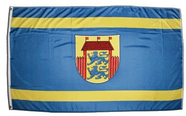 Flaggenfritze Fahne/Flagge Deutschland Stadt Husum + gratis Sticker