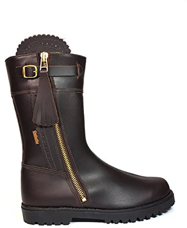 Botas botos unisex romerias caballo rociero Valverde Del Camino 70-07 Castaña - Color - Marrón, Talla - 39