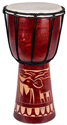 20cm Djembe Elefant Djembe Trommel Bongo Drum Handtrommel Buschtrommel Percussion Kinder Fair Trade T1