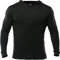 Mens Gym Slim Long Sleeve Bodybuilding Hoodies Sports Top Shirts Cotton and Spandex Black M