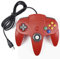 miadore Game Controller Joystick for N64, Classic N64 Controller USB Gamepad Wired Joy pad for Windows PC Mac Raspberry pi 3-Red