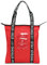 George Gina & Lucy Damen Handtasche FLIGHTBAG transparentes Steckfach red strong one size
