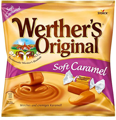 Werther's Original Soft Caramel (1 x 180 g) / Cremoso caramelo caramelo