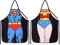 Wisolt Funny Aprons for Men & Women - Personalised Couples Gifts for Him & Her - Anniversary Party BBQ Baking