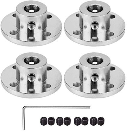 4 Stück Flanschverbinder für Wellenkupplung für 7mm Modellbaumotoren