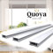 Quoya QL500 Smart Vorhangschienen - 1 Meter Ersatzschienen-Set (1 x 1 m Schiene, 1 x 10 cm Verbindungsstück)