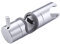 KES Duschkopfhalterung Handbrause Halterung 20-22 mm Duschkopfhalter Duschbrause Halterung Duschkopf Verstellbar Brausehalter Dusche Halter ABS Material Poliert Chrom, PB10S22-CH