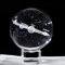 3D Kristall Planet Sonnensystem Modell 6,0 cm Kugel Gravur Sternschnuppen Tafelaufsatz Ornament mit Kristallsockel Geschenk für Astronomie Enthusiasten, Geburtstag