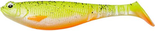 DAM Gummifisch Effzett Shadster Power Tail (Lemon Shiner UV, 6)