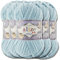 Hobby YARN Premium alize Velluto 5x 100g Türkische Dicke Wolle zum Häkeln (Azure | 414)