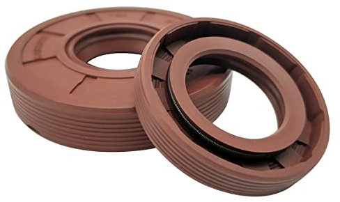MACHSWON Fluor-Gummi-Rahmen-Öldichtung, 60 mm x 75 mm x 8 mm, FKM-Ring-Unterlegscheiben, TG4 Rahmen-Öldichtung, Fluorubbe-Wasserdichtungsringe, Ösen