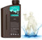 SUNLU Wasser Abwaschbar 3D Drucker Resin 1KG, 405nm UV Harz 3D Druck Standard Photopolymer Harz für 4/6/8K LCD DLP SLA Resin 3D Printer, Hohe Präzision,Geringer Geruch,Water Washable,Transparent 1000g
