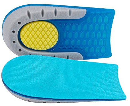 Altartar Solette ortopediche in gel per sperone calcaneare, per scarpe, protezione del tallone, in silicone, da uomo, da donna, per sollievo della fascite plantare, 15 mm