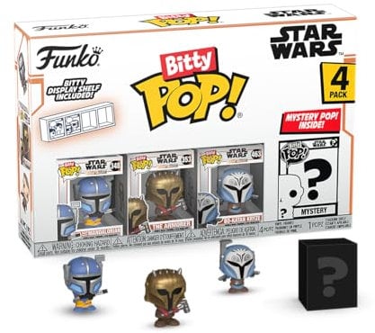 Funko Bitty POP! Star Wars The Mandalorian Paz Vizsla 4-pack Vinyl Figures One Size
