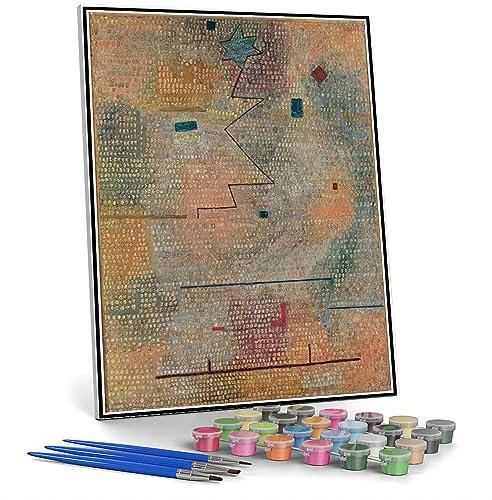 Malen nach Zahlen für Erwachsene Kits Rising Star Malerei von Paul Klee Arts Craft für Home Wall Decor