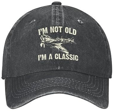 Baseballmütze Snapback Sonnenhut Baumwolle Flugzeug Spitfire Baseballmütze benutzerdefinierte verstellbare Unisex-Kampfpiloten-Vatermütze Hip-Hop-Geburtstagsgeschenk