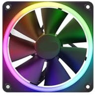F120 140 RGB DUO 120 140mm double-sided aperture chassis water cooling fan (Color : F120 RGB DUO black 12CM single)