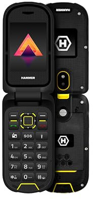 Robusto teléfono Flip Hammer Bow LTE 4G sin Contrato a Prueba de Agua a Prueba de Polvo IP68 Robusto con Gran batería 1200mah