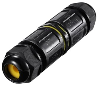 Kabelverbinder Kabelmuffe I-Form Kabelbox Verteilerdose Abzweigdose IP68 Wasserdicht Indoor & Outdoor 2-5 Pin Leitung Zum Klicken (5 Pin Leitung)
