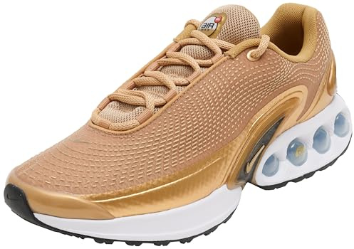 Nike Damen W AIR MAX DN PRM Sneaker, Metallic Gold Metallic Gold Black White, 41 EU