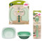 NIP Eat Green Geschirrset ab 4. Monat, 2 Teller, 2 Breischale, 3 Eat Green öko bio Babylöffel,Spülmaschinenfest,Mikrowellegeeignet, Made in Germany, BPA frei, Melamin frei, PVC frei