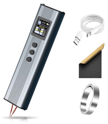 Battery Spot Welder, 2200mAh Handheld Spot Welder with Automatic & Manual Modes, 11 Adjustable Gear for 18650 Battery with Nickel, Welding Nickel Sheets, Iron, Stainless Steel