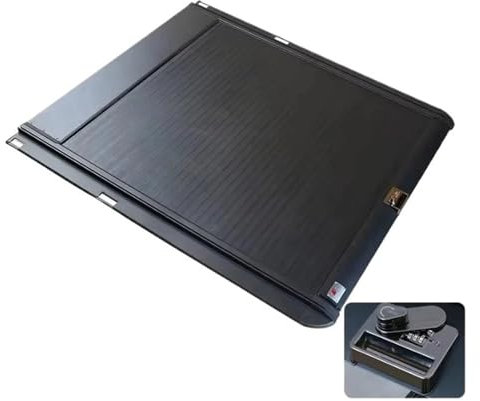 Pickup Hard Retractable Retractable Tonneau Cover mit Passwortsperre Kompatibel for Tapa Aluminio Plegable Kompatibel for Nissan Navara NP300